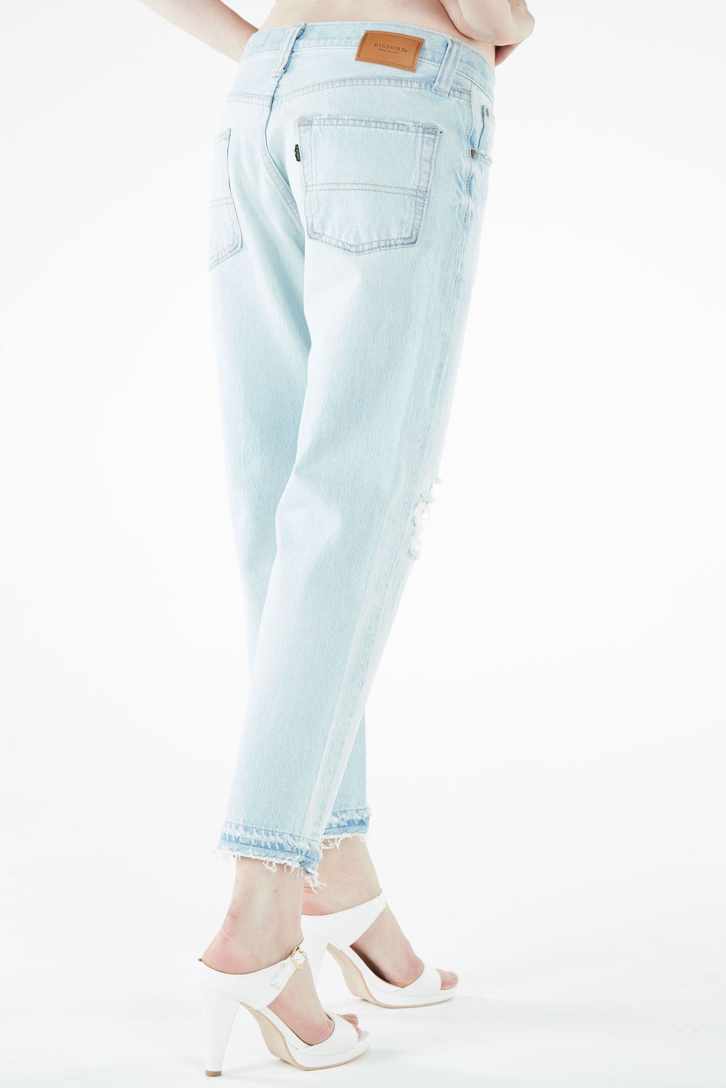 Ankle Tapered Boyfriend HD Damaged