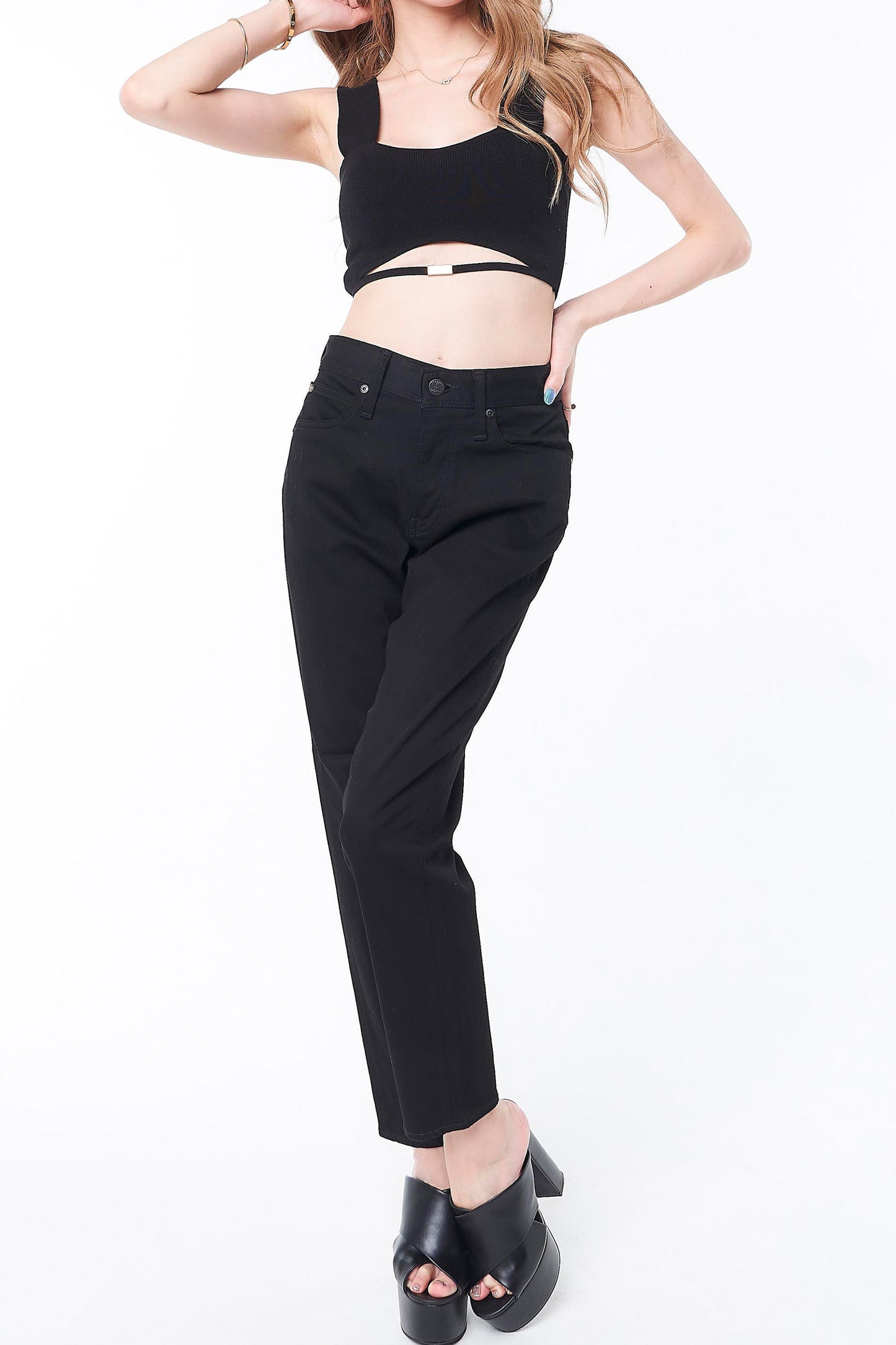 Resort Tapered Girlfriend Black